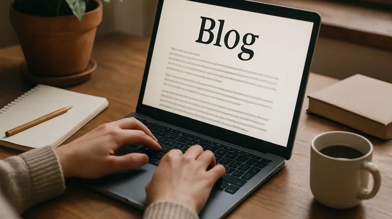 Een blog creëren en laten floreren