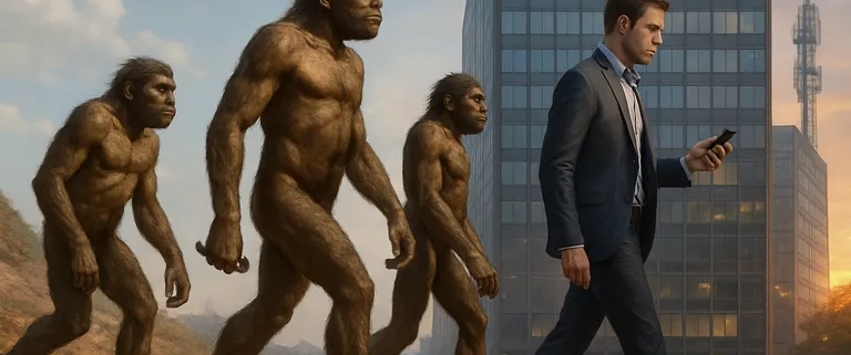 Een reis door de tijd: van de oermens tot de digitale wereld