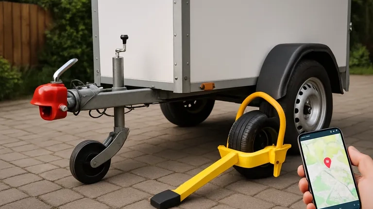 Beveilig je aanhanger goed: disselsloten, wielklemmen en GPS-trackers