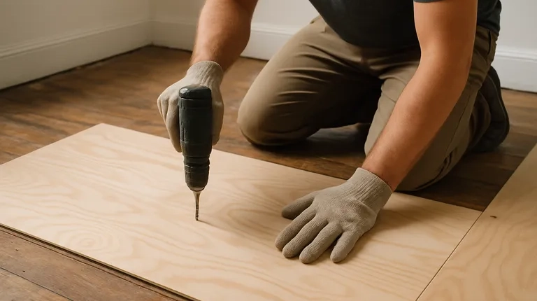 Underlayment leggen voor een goede ondergrond