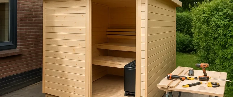 Zelf een sauna bouwen met bouwjeeigensauna.com